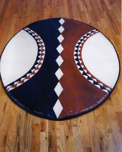 Maasai Shield Floor Mat 1