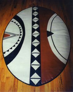 Maasai Shield Floor Mat 2